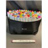 Image 3 : Lot of 1 Multi-Pack of Alcohol Dual-Tip Aritst/Sketch Markers - 80 PCS/Colours - Brand New!