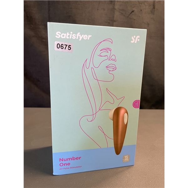 Lot of 1 Satisfyer "Number One" Air Pulse Stimulator Sex Toy - Brand New
