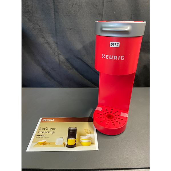 Lot of 1 Keurig K-Mini - Single Serve K-Cup Pod Coffee Maker (Red) - BRAND NEW! (No Box)