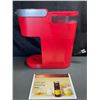 Image 2 : Lot of 1 Keurig K-Mini - Single Serve K-Cup Pod Coffee Maker (Red) - BRAND NEW! (No Box)