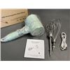Image 2 : Lot of 1 USB Rechargeable Kitchen Hand Mixer - Mint Green - Brand New!