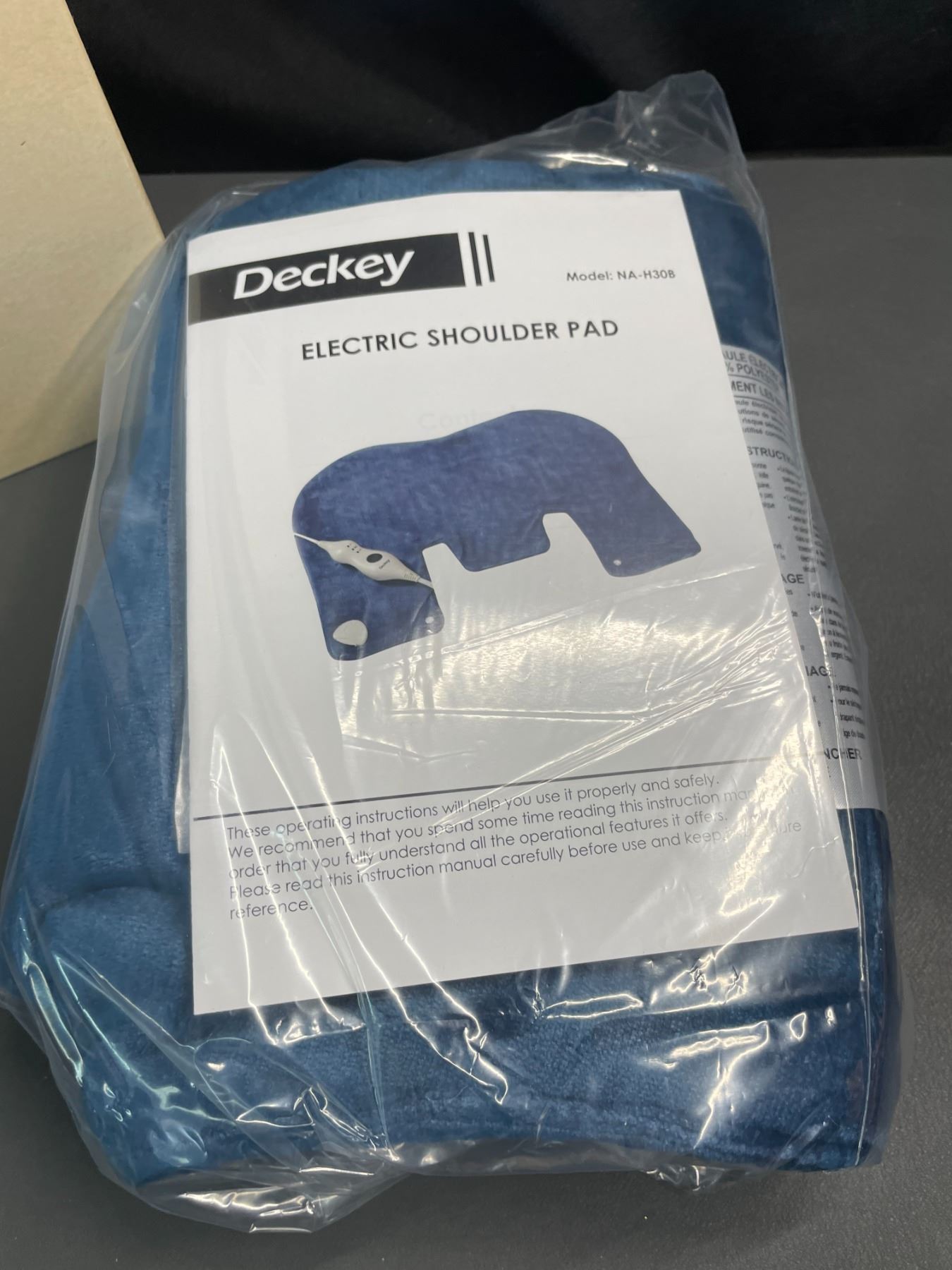 Dec Key Lot of 1 Deckey Electric Heating Shoulder Pad - Brand New! Heating Pad ...