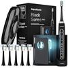 Image 1 : Lot of 1 Aquasonic Black Series PRO – Ultra Whitening Power Toothbrush w/ UV Sanitizing Bas