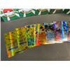 Image 2 : Lot of 5 Packs of Pokemon Fan Art Cards - Metallic Pokemon Art Cards - New