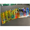 Image 2 : Lot of 5 Packs of Pokemon Fan Art Cards - Metallic Pokemon Art Cards - New