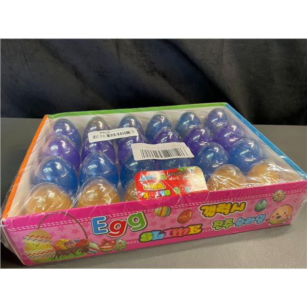 Lot of 1 Egg Slime Toy Set - 24PCS - Brand New Sealed