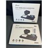 Image 1 : Lot of 2 Seneo 3-in-1 Wireless Charging Pads - for iPhone + Apple Watch + AirPods - Brand New!