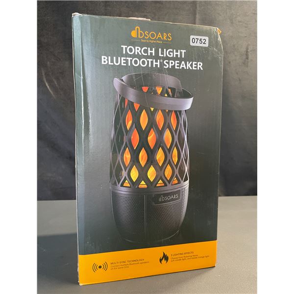 Lot of 1 DbSoars Torch Flame Light Bluetooth Speaker for Lawns/Gardens/Patios - New