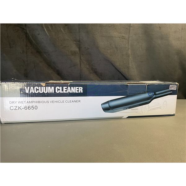 Lot of 1 Dry/Wet Car Cordless/Rechargeable Car Vacuum Cleaner - Brand New!