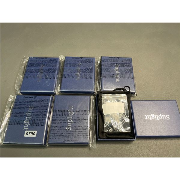 Lot of 6 Sets of .925 Sterling Silver Earrings - Assorted Designs - New