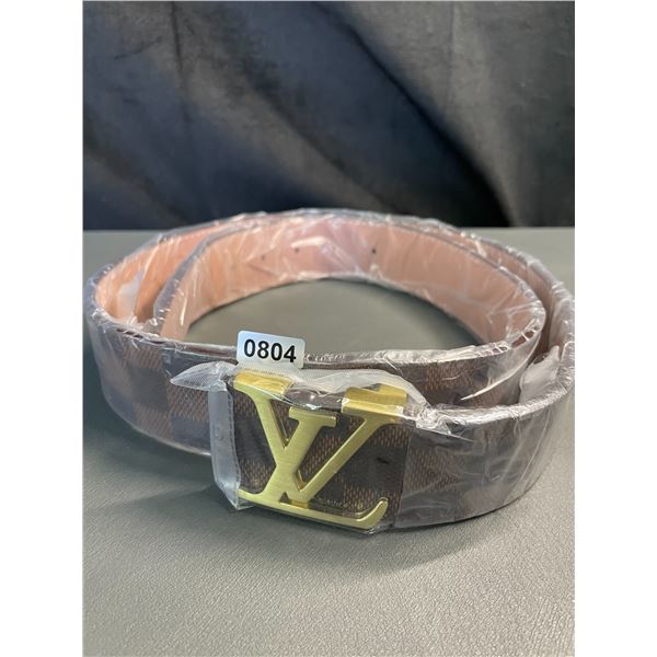 Lot of 1 LV Mens Belt - 42 Inch Length - New