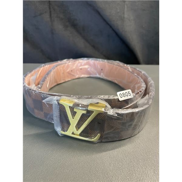 Lot of 1 LV Mens Belt - 42 Inch Length - New