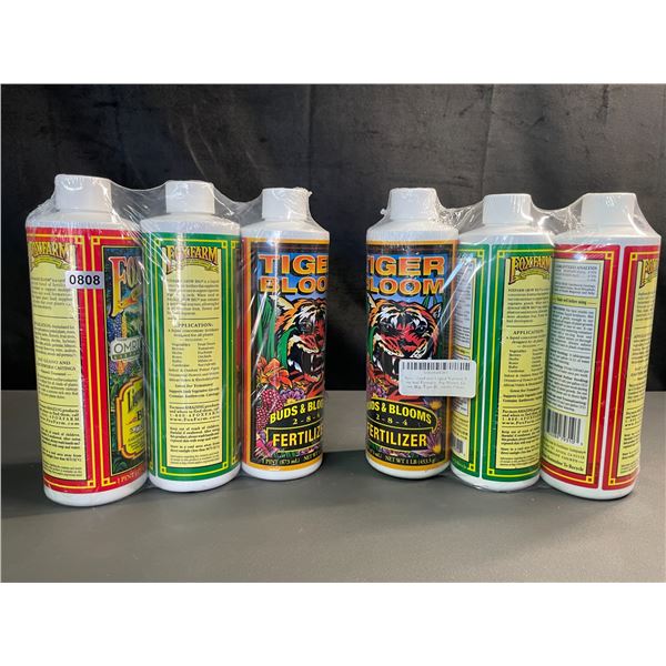 Lot of 2 Multi-Packs of Liquid Nutrients/Fertilizers for Plants - 3 PCS/6 Total - New! (Tiger Bloom)