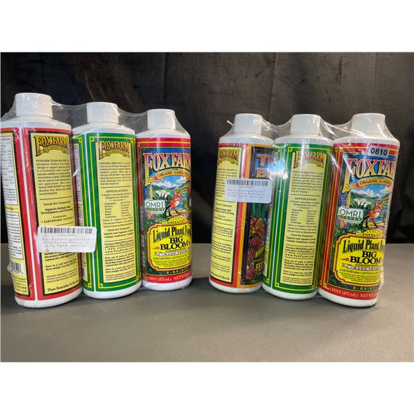 Lot of 2 Multi-Packs of Liquid Nutrients/Fertilizers for Plants - 3 PCS/6 Total - New! (Tiger Bloom)