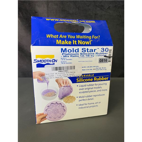 Lot of 1 Smooth-On Mold Star 30 Platinum Silicone Rubber for Mold Making - NEW
