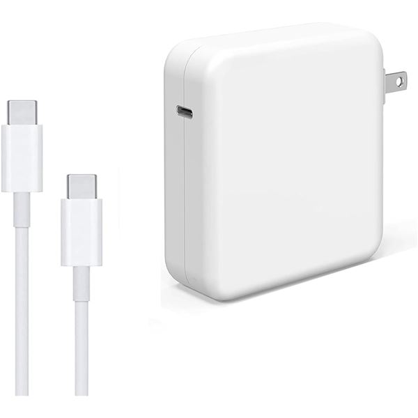 Lot of 2 USB-C 87W Fast Chargers/Power Adapters for Macbook, Samsung, etc. - Brand New!