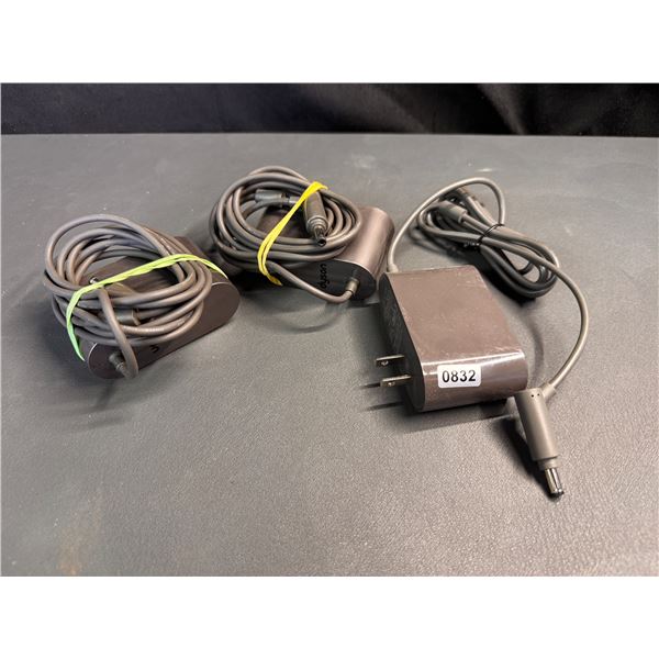 Lot of 3 Assorted Official Dyson Chargers - Used