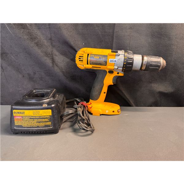 Lot of 1 Dewalt Drill and Charger - Used