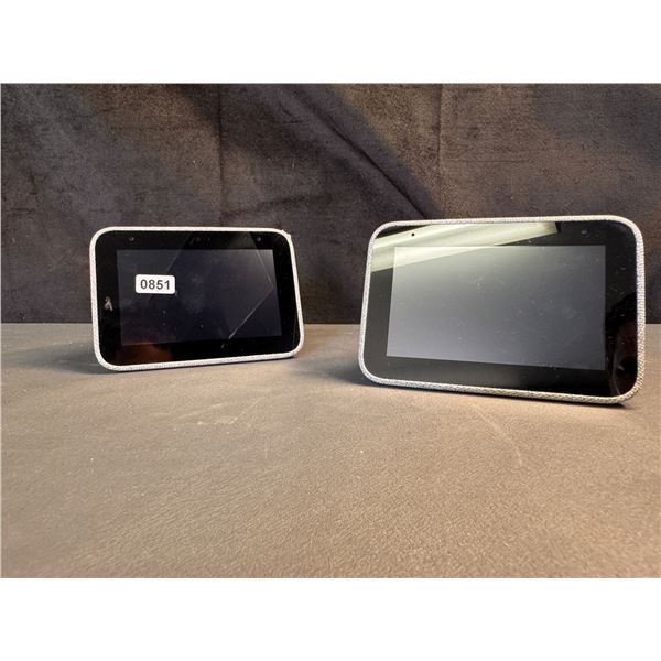 Lot of 2 Lenovo EssentialSmart Clocks - Used