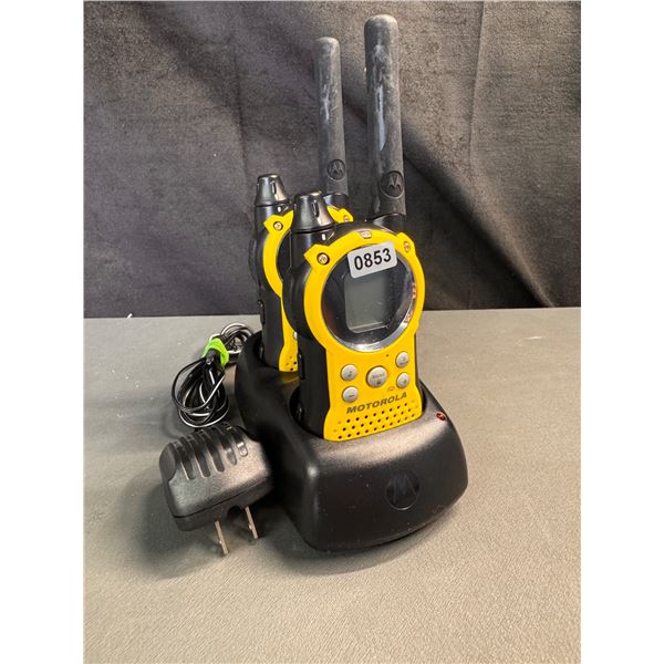 Lot of 1 Set of Motorola Walkie Talkies - Used