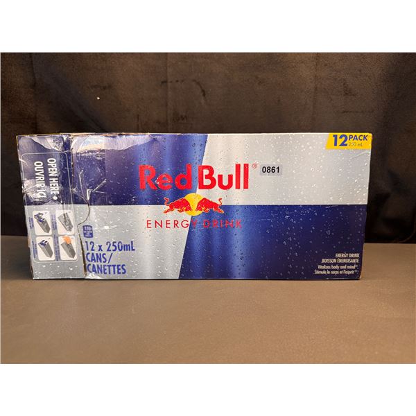 Lot of 1 Case of 12x250ML Redbull Cans