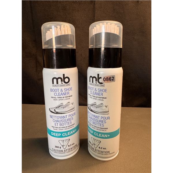 Lot of 2 M and B Boot and Shoe Cleaners