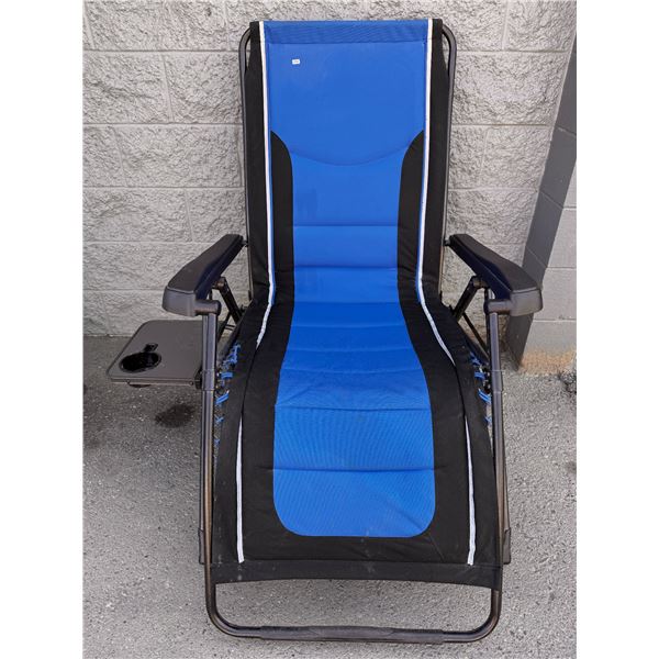 Lot of 1 Folding and Reclining Lounge Chair - Used