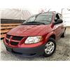 Image 1 : A8 --  2003 DODGE CARAVAN RED 182908 KMS "NO RESERVE"