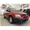 Image 8 : A8 --  2003 DODGE CARAVAN RED 182908 KMS "NO RESERVE"