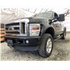 Image 2 : A12M --  2008 FORD F350 SRW SUPER DUTY DIESEL 4X4 BLACK 385938 KMS