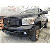 Image 2 : F2  --  2007 DODGE 3500 DIESEL 4X4, BLACK 202384 KMS