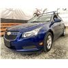 Image 2 : C1 --  2012 CHEVROLET CRUZE LT BLUE 107888 KMS