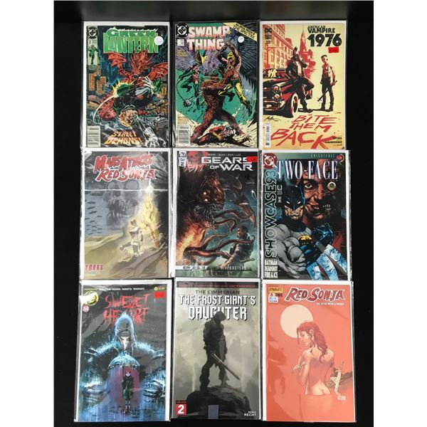 LOT OF 9 COMICS VARIOUS TITLES (DC AND INDI COMICS)