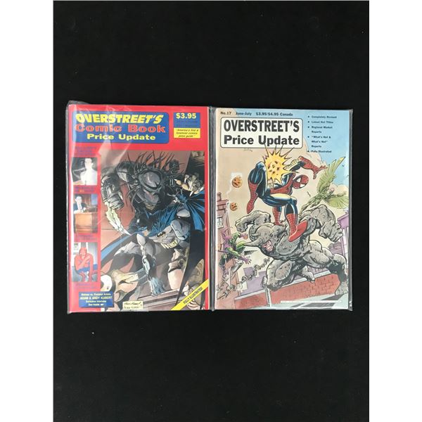 OVERSTREET COMIC BOOK PRICE BOOK LOT