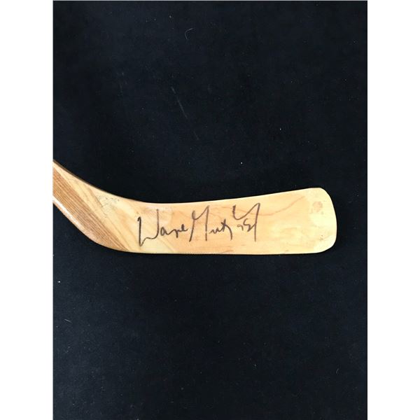 WAYNE GRETZKY SIGNED HOCKEY STICK UPPER DECK COA