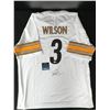 Image 1 : RUSSELL WILSON SIGNED FOOTBALL JERSEY HA COA