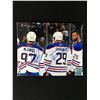 Image 1 : CONNOR MCDAVID AND LEON DRAISAITL AUTOGRAPHED 8X10 PHOTO GCG COA