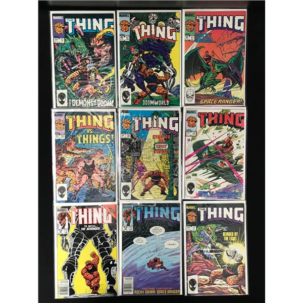 MARVEL COMICS THE THING COMIC BOOK LOT