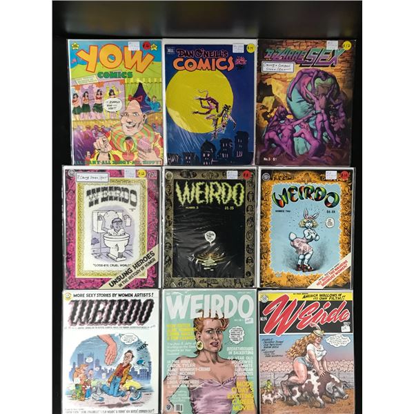 WEIRDO COMIC BOOK LOT