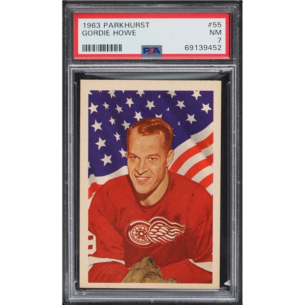 1963-64 Parkhurst #55 Gordie Howe (PSA 7)