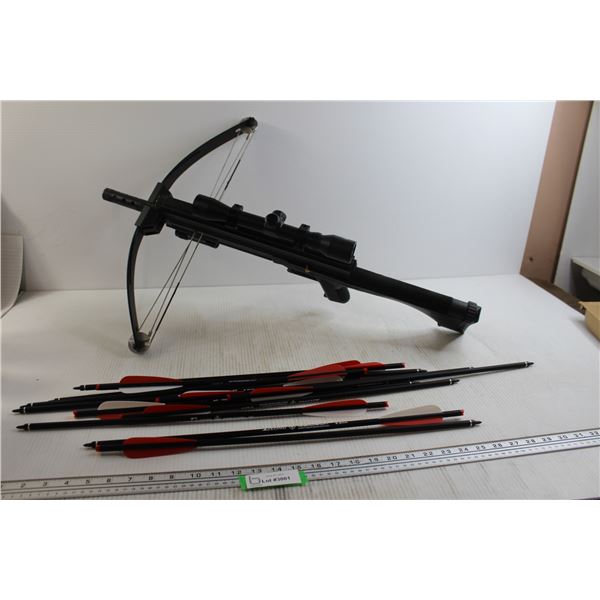*Crossbow with Bushnell Scope and Bolts
