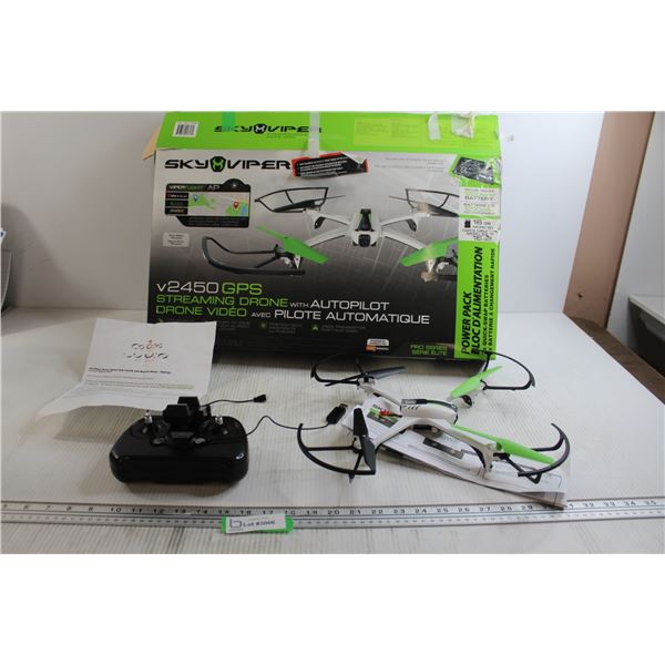 Sky Viper GPS Streaming Drone - Untested