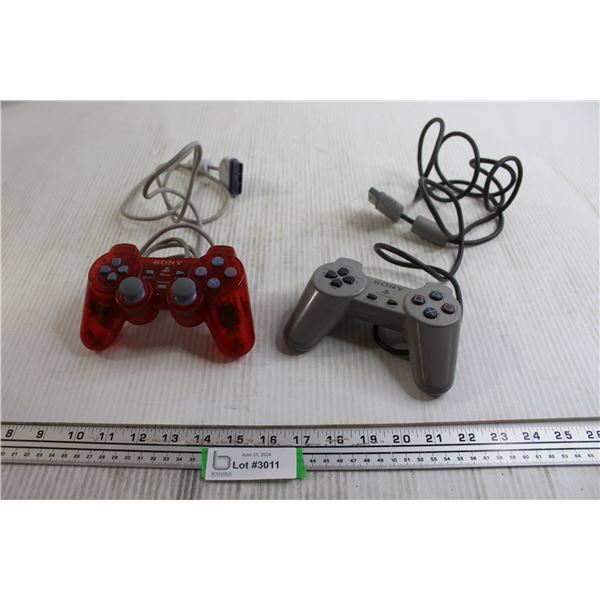 PlayStation Controller, PlayStation Analog Controller - Both Untested