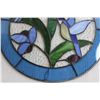 Image 3 : Blue Bird Stained Glass Hanging - Cracks