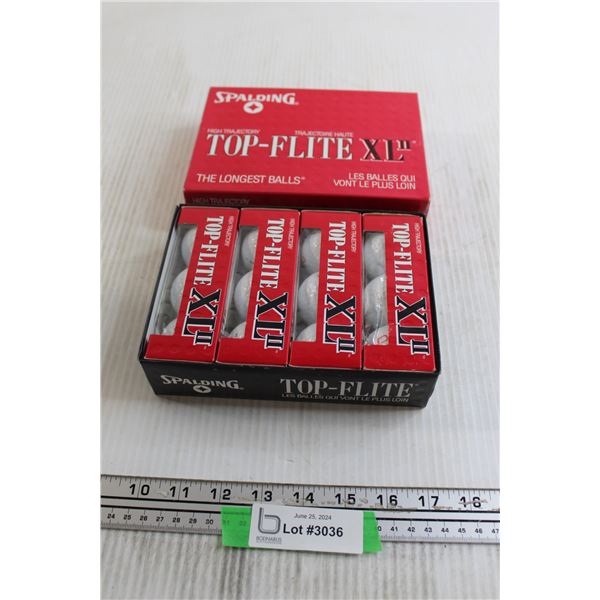 (4) Packs Spalding Top-Flite XL II Golf Balls