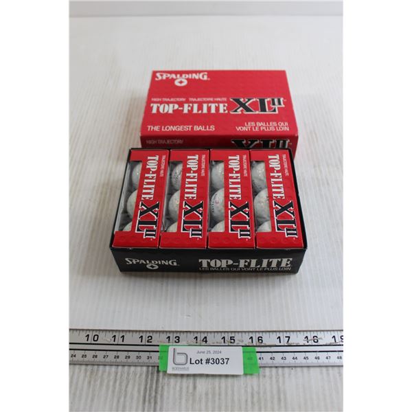 (4) Packs Spalding Top-Flite XL II Golf Balls