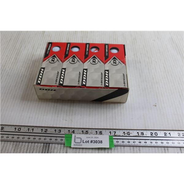 (4) Packs Dunlop Golf Balls