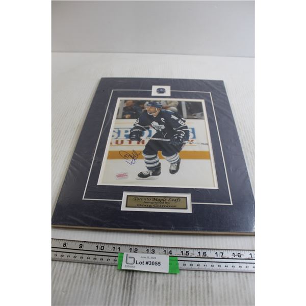 Signed Toronto Maple Leafs Doug Gilmour Picture - 13" x 17"