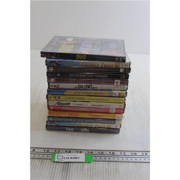 (14) DVDs - Her, Quiz