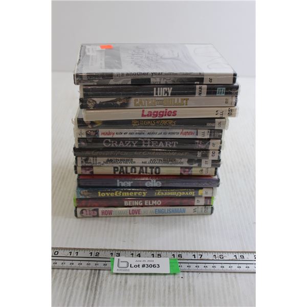 (14) DVDs - Being Elmo, Laggies